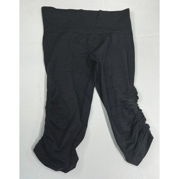 Lululemon In The Flow Crop II Leggings Womens Size 6 Gray Yoga Gym Pilates - Picture 2 of 10